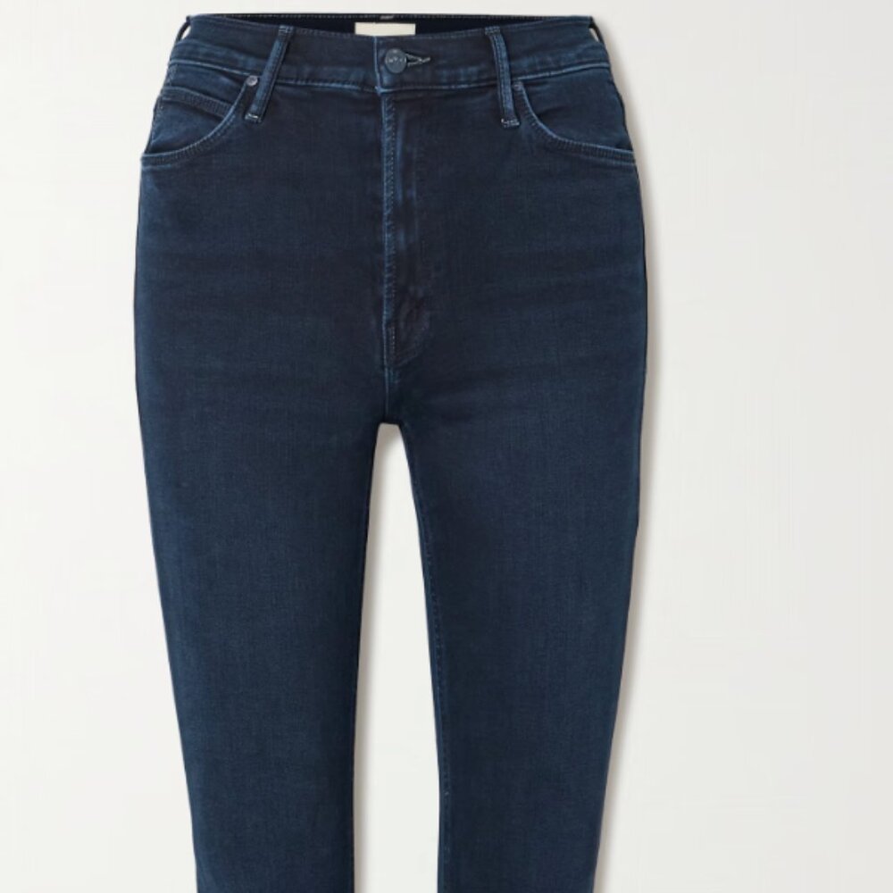 The Dazzler Ankle mid-rise straight-leg jeans Mother Jeans